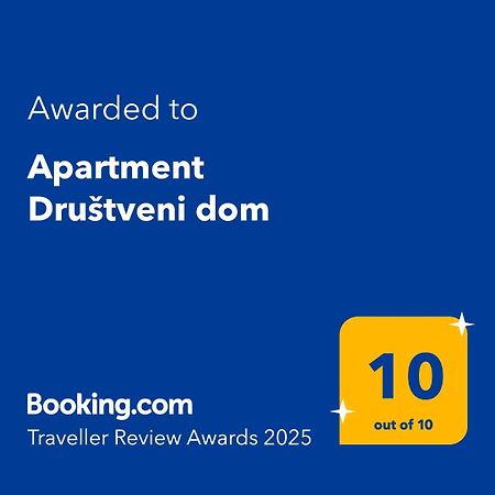 Apartment Drustveni Dom SJJ Exterior foto